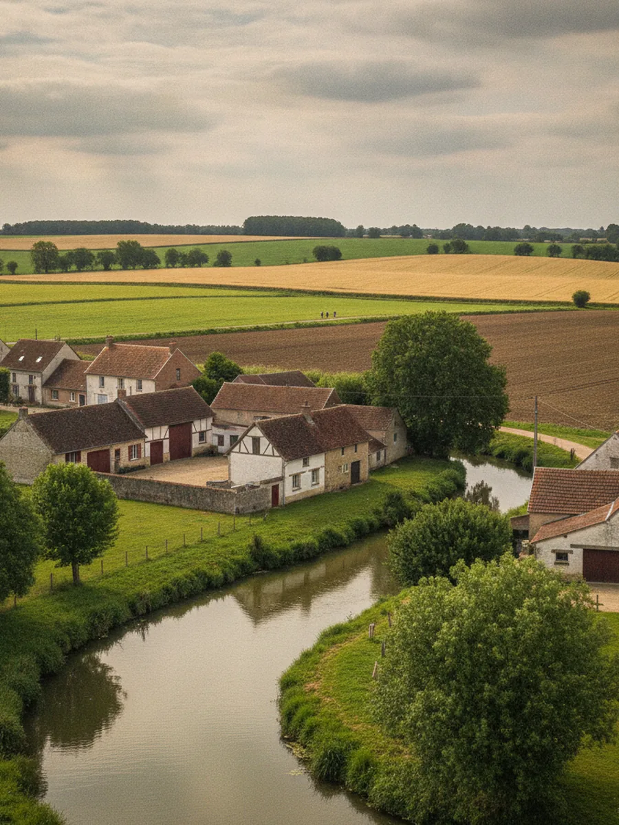 Rénovation maison Thézy-Glimont — commune de la vallée de l'Avre, à l'est de l'agglomération